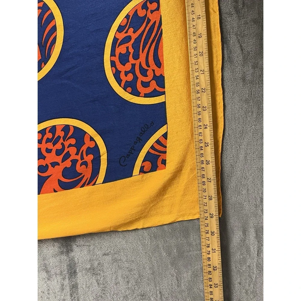 Vintage Pappagallo 100% Silk Medallion Print Scarf